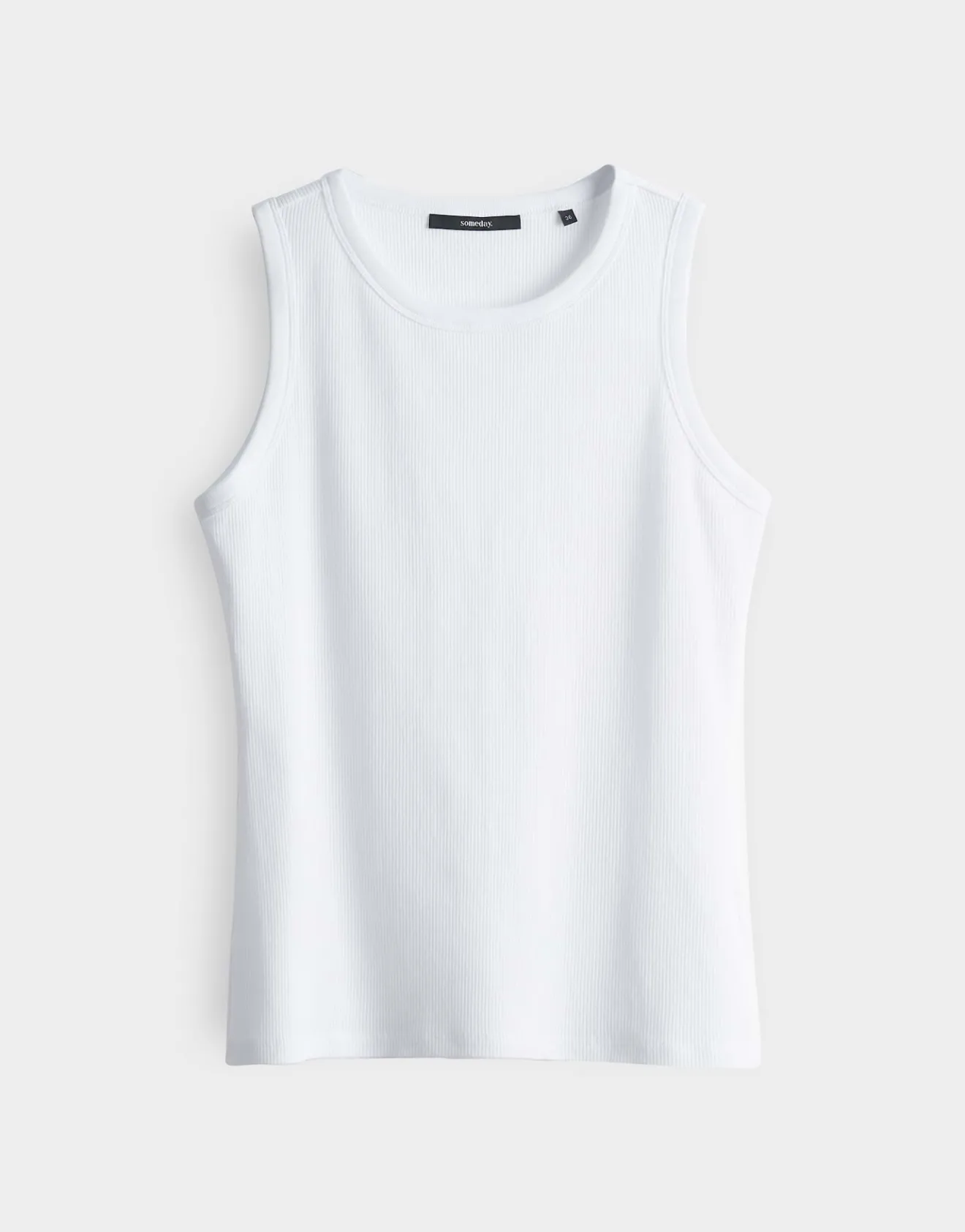Cheap Geripptes Top KLEANNE Slim aus BCI Cotton Mix Basics|Shirts