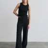 Sale Geripptes Top KLEANNE Slim aus BCI Cotton Mix Basics|Shirts