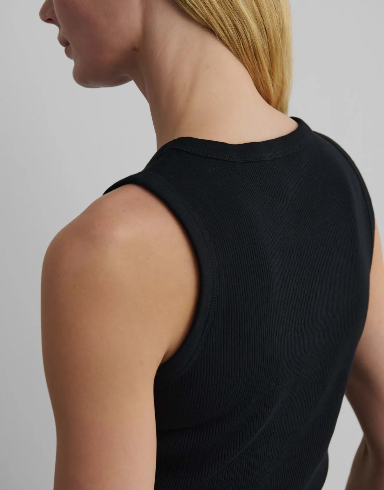 Sale Geripptes Top KLEANNE Slim aus BCI Cotton Mix Basics|Shirts