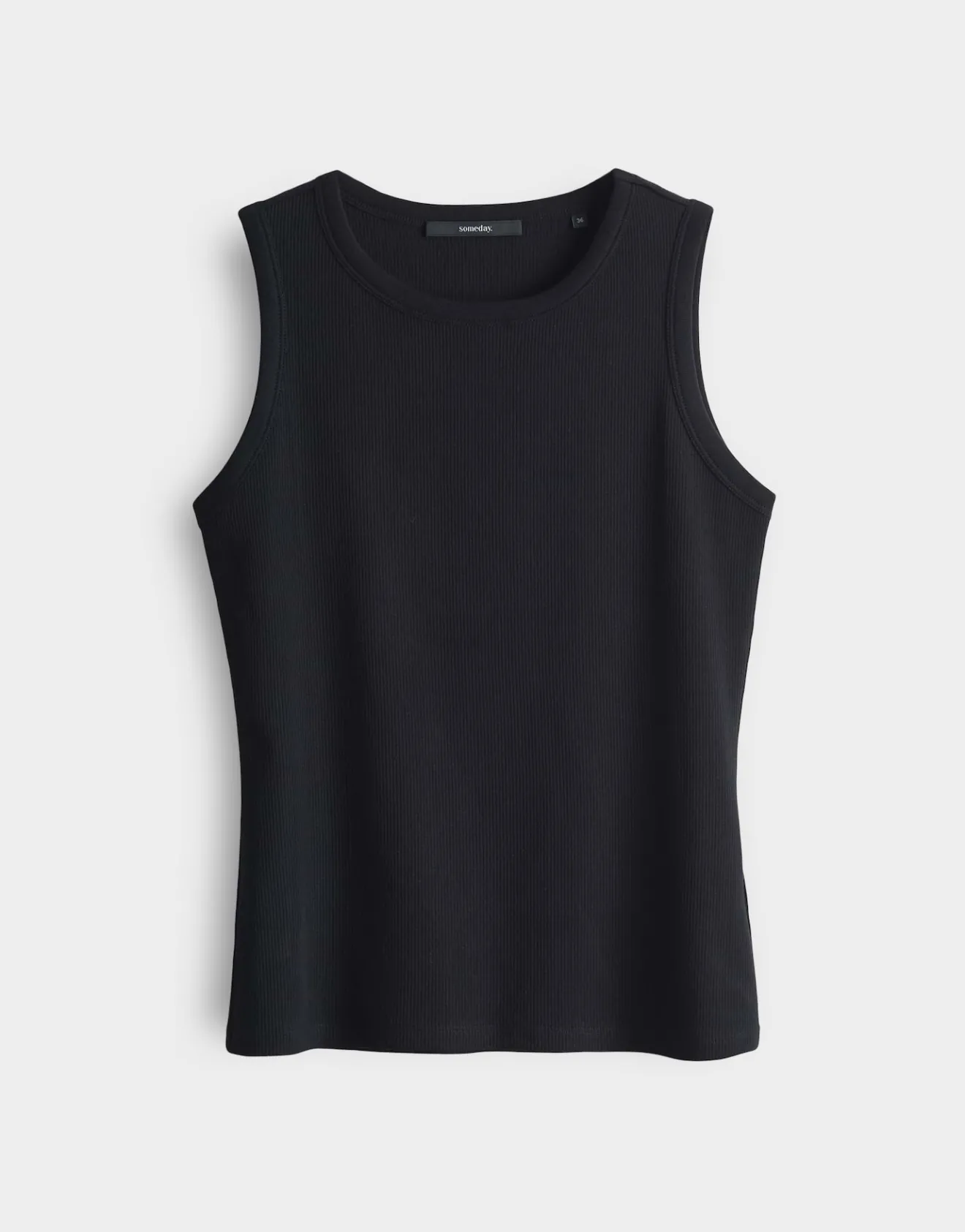 Sale Geripptes Top KLEANNE Slim aus BCI Cotton Mix Basics|Shirts