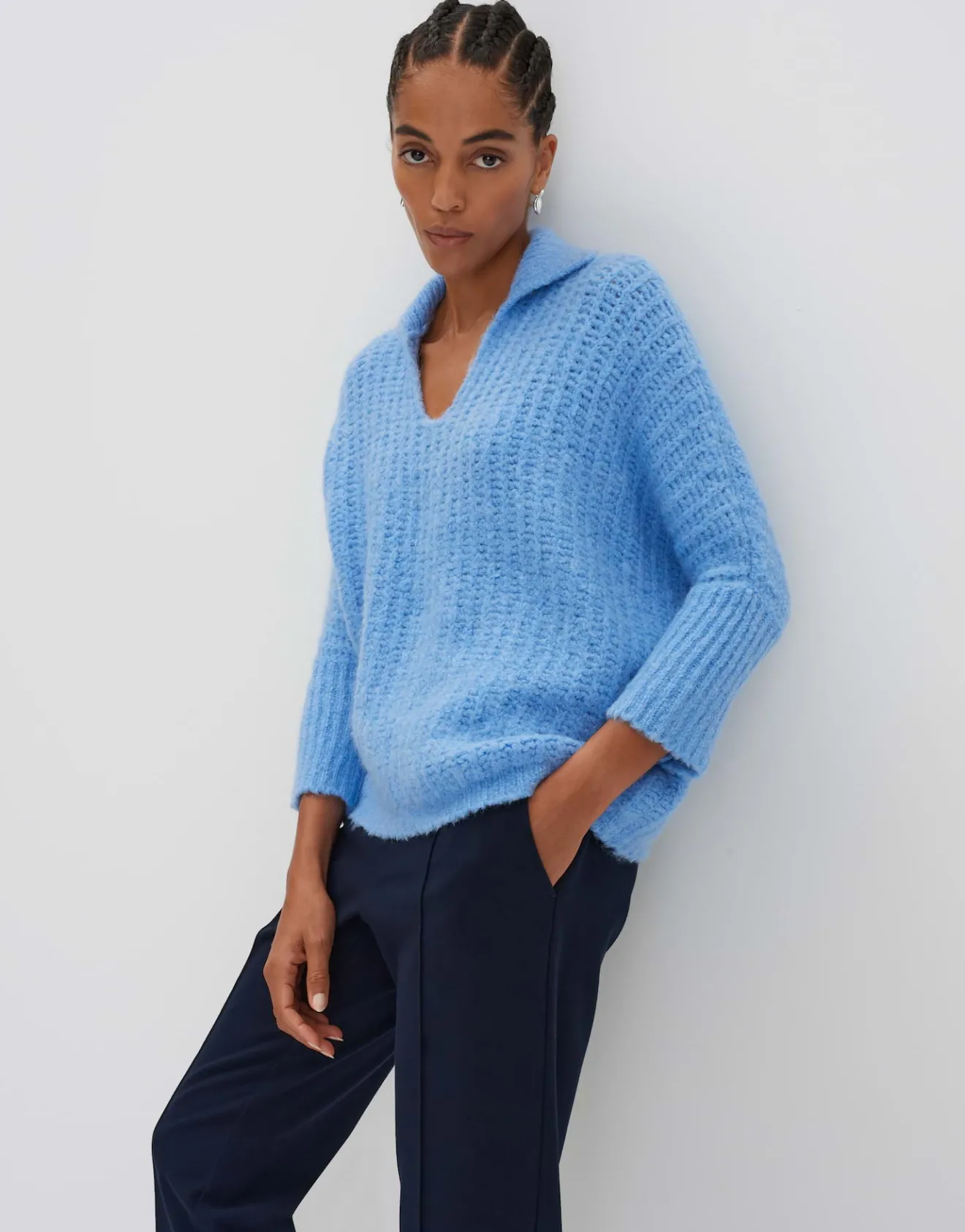 Discount Grober Strickpullover TUMALLY Loose mit Wolle Strick
