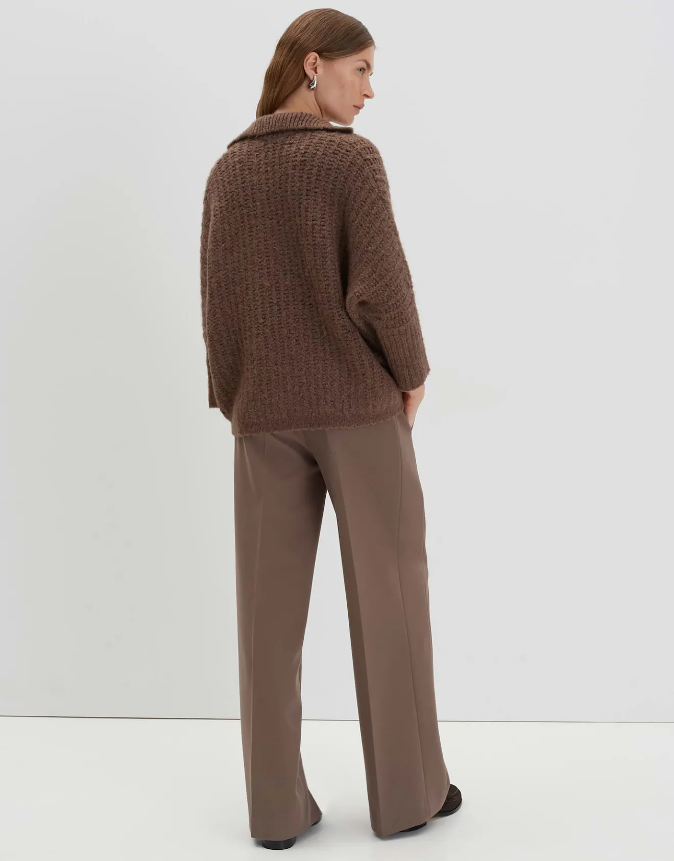 Discount Grober Strickpullover TUMALLY Loose mit Wolle Strick