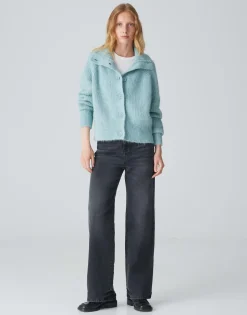 Best Grobstrickjacke DAZZI Oversize mit Wolle Strick