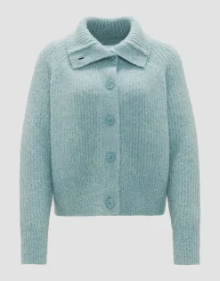 Best Grobstrickjacke DAZZI Oversize mit Wolle Strick