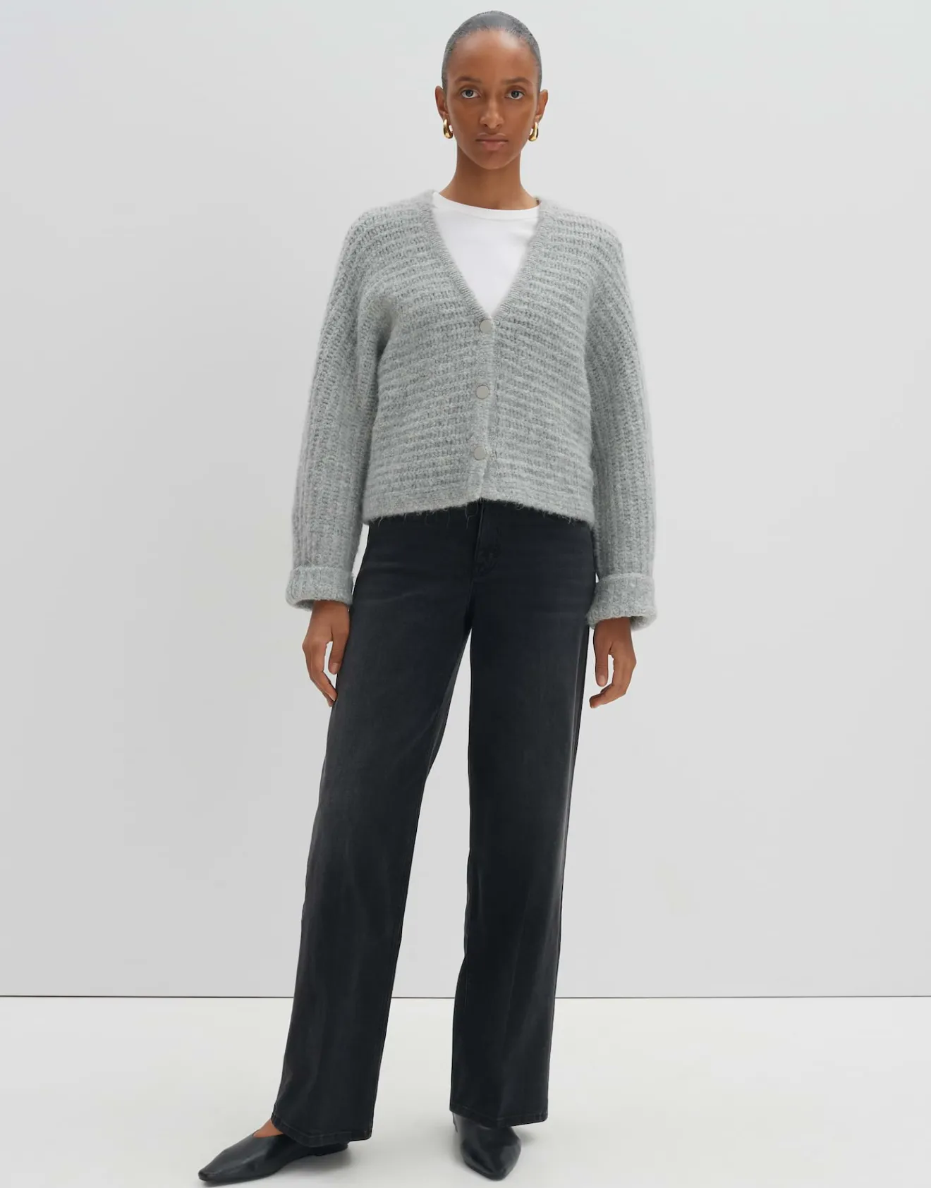 New Grobstrickjacke TIMARIA Loose aus Wollmix Strick