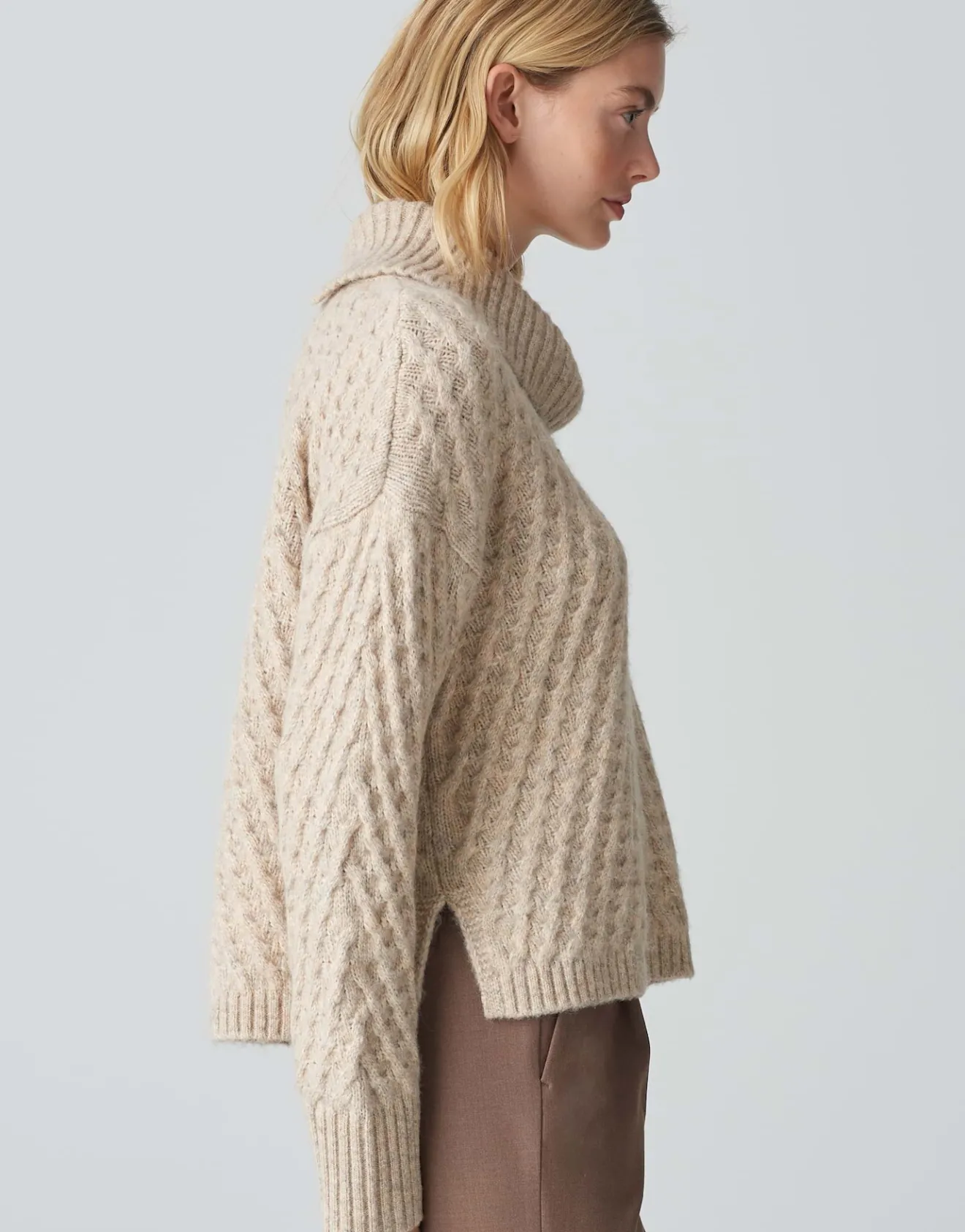 Best Sale Grobstrickpullover PLINEA Regular mit Wolle Strick