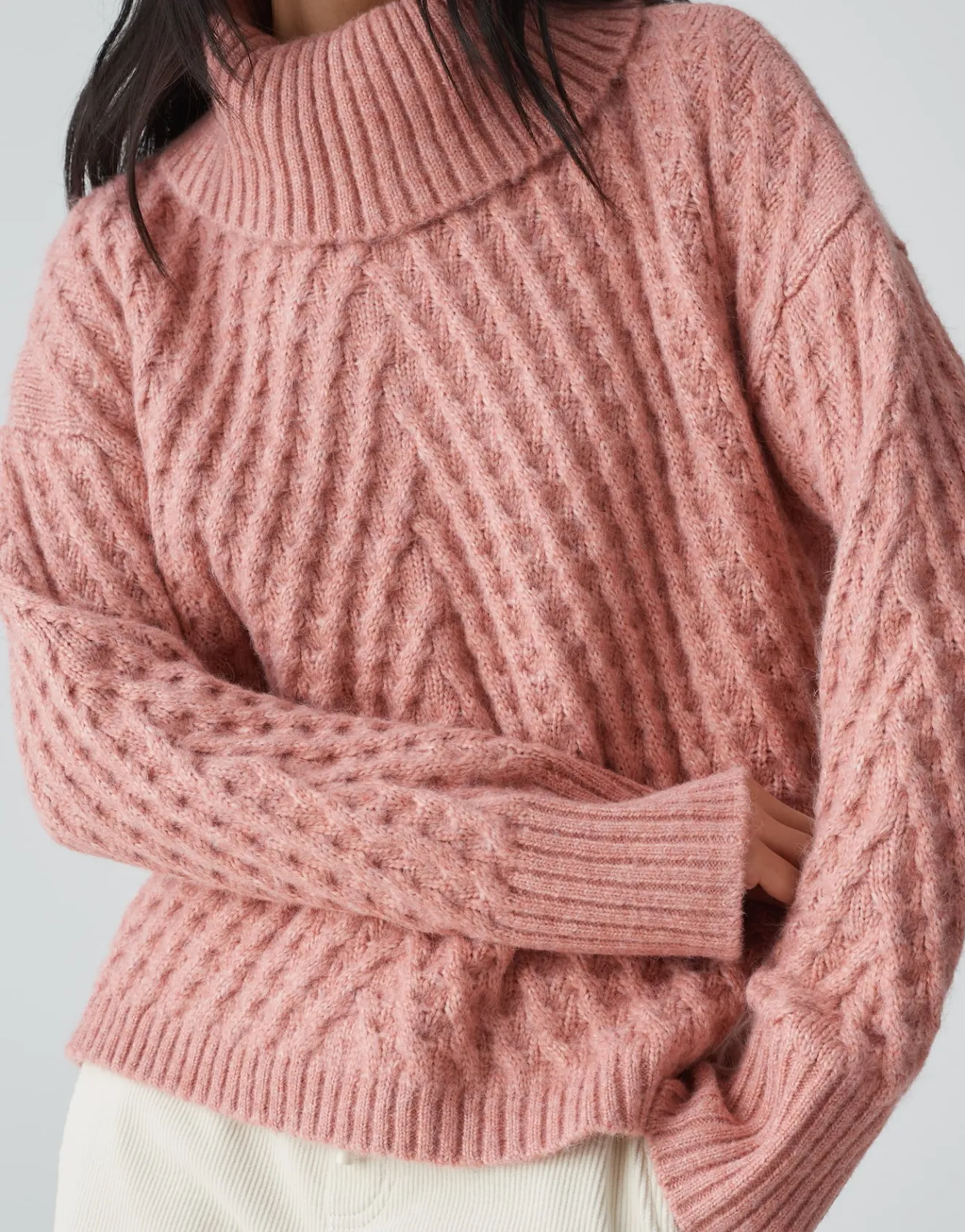 Sale Grobstrickpullover PLINEA Regular mit Wolle Strick