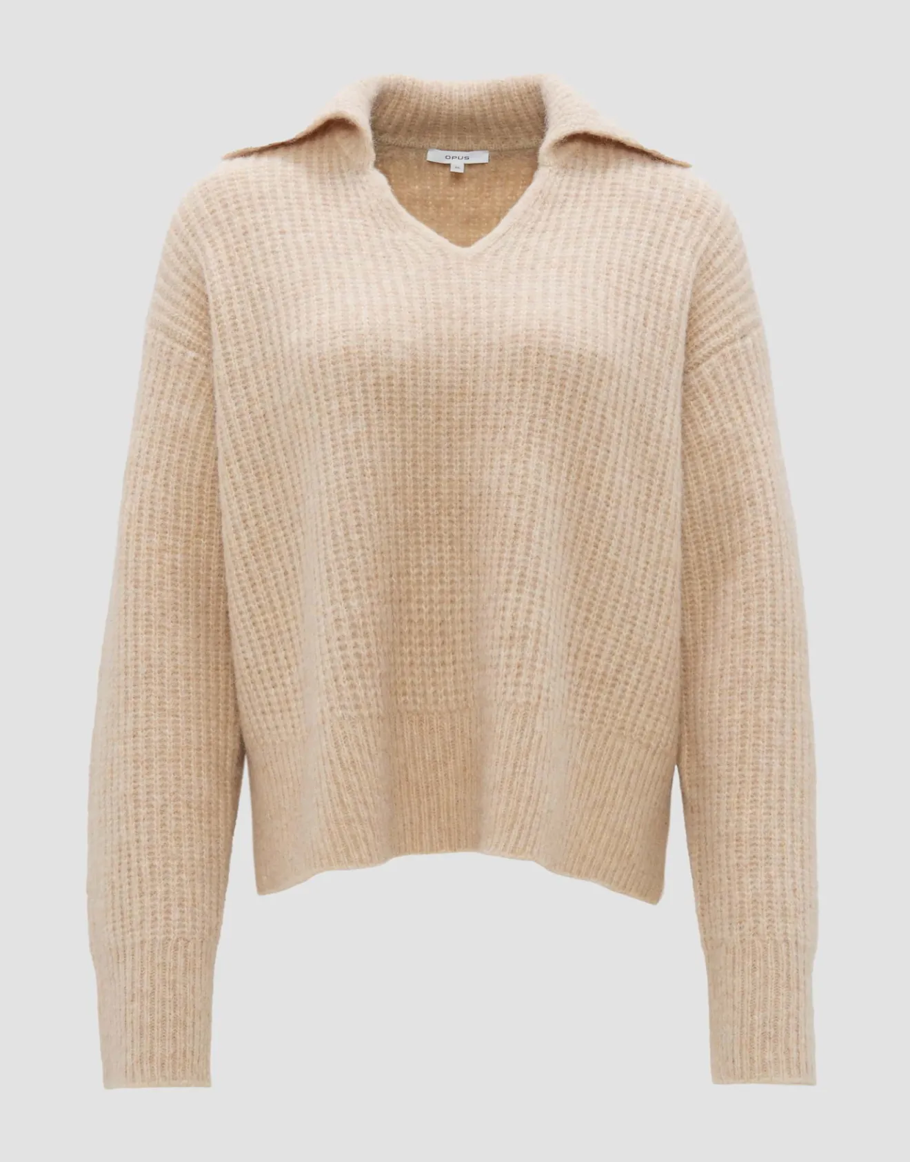 Outlet Grobstrickpullover POLONDA Regular mit Wolle Strick