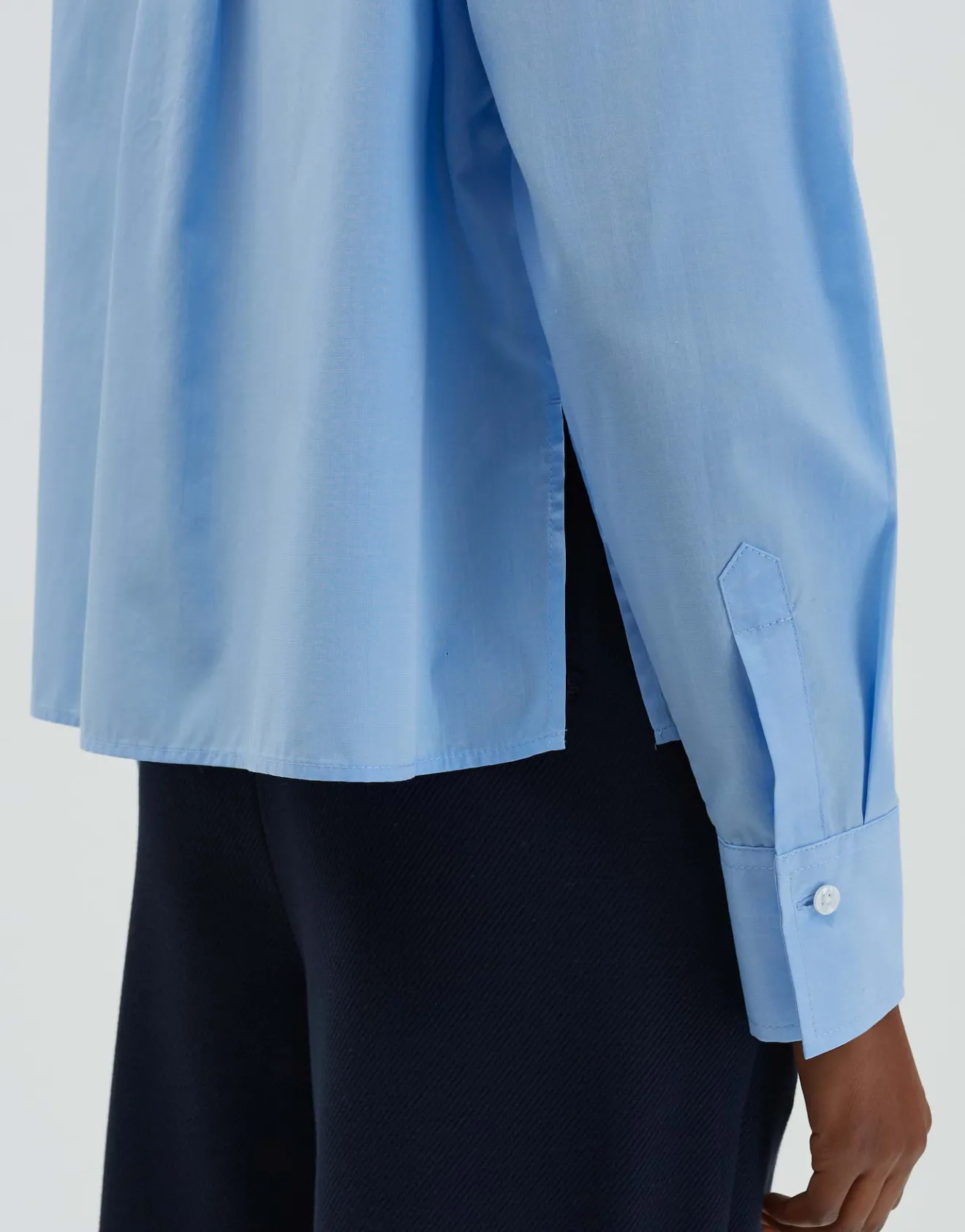 Best Sale Hemdbluse ZOLIVIA Loose aus Baumwolle Blusen