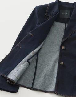 Store Jeansblazer NIARA Regular mit Kontrastnähten Blazer & Westen