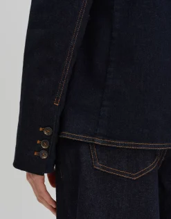 Store Jeansblazer NIARA Regular mit Kontrastnähten Blazer & Westen