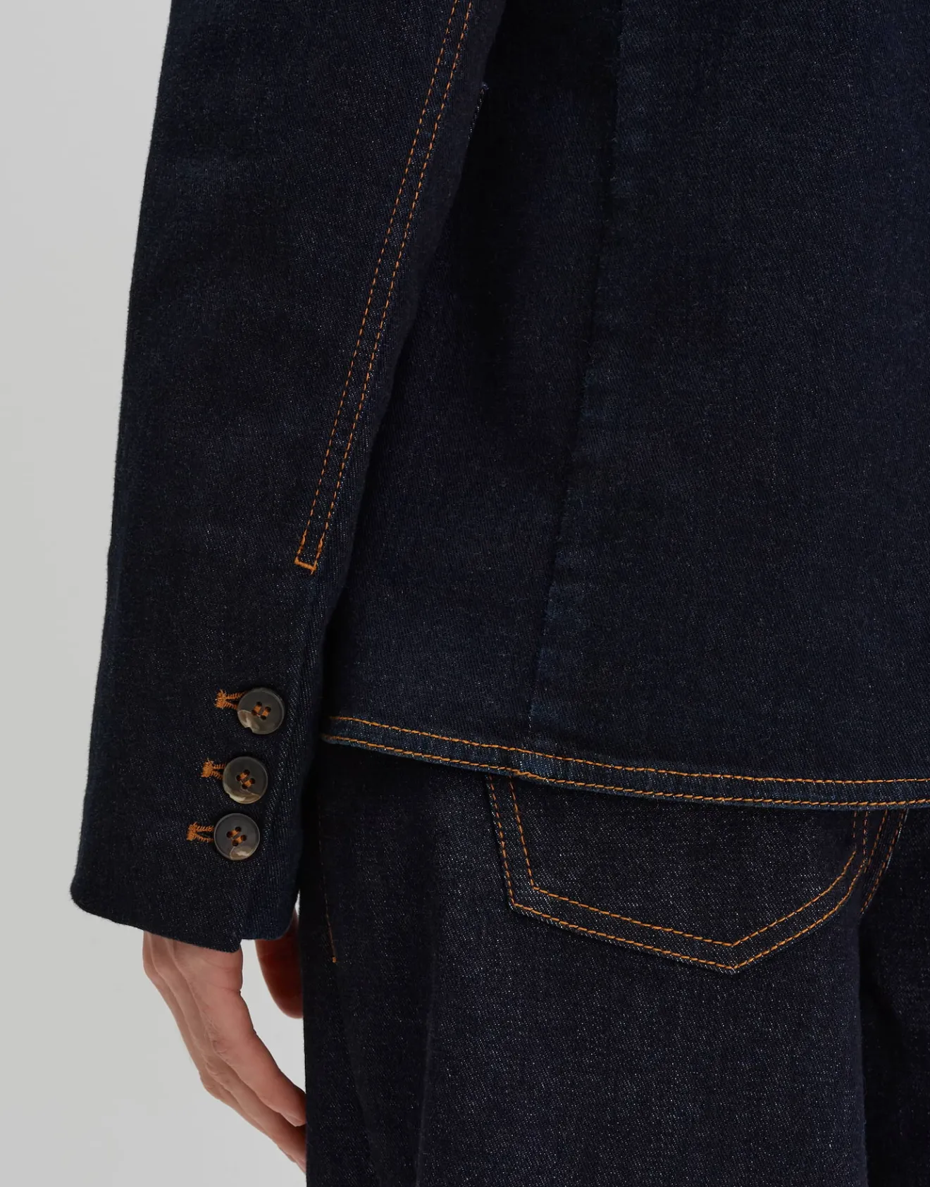 Store Jeansblazer NIARA Regular mit Kontrastnähten Blazer & Westen