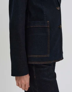 Store Jeansblazer NIARA Regular mit Kontrastnähten Blazer & Westen