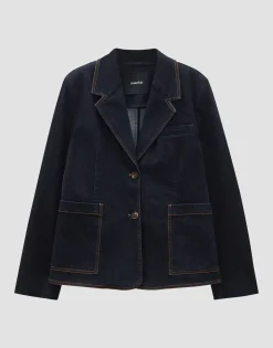 Store Jeansblazer NIARA Regular mit Kontrastnähten Blazer & Westen