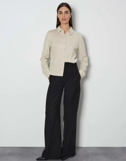 Cheap Jerseybluse KALEXI Regular in schimmernder Rippe Shirts