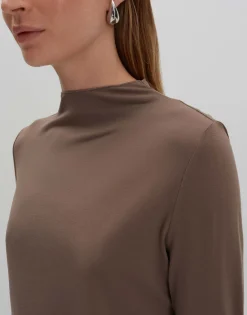 Online Jerseyshirt KARINN Slim aus nachhaltigem Viskose Mix Basics