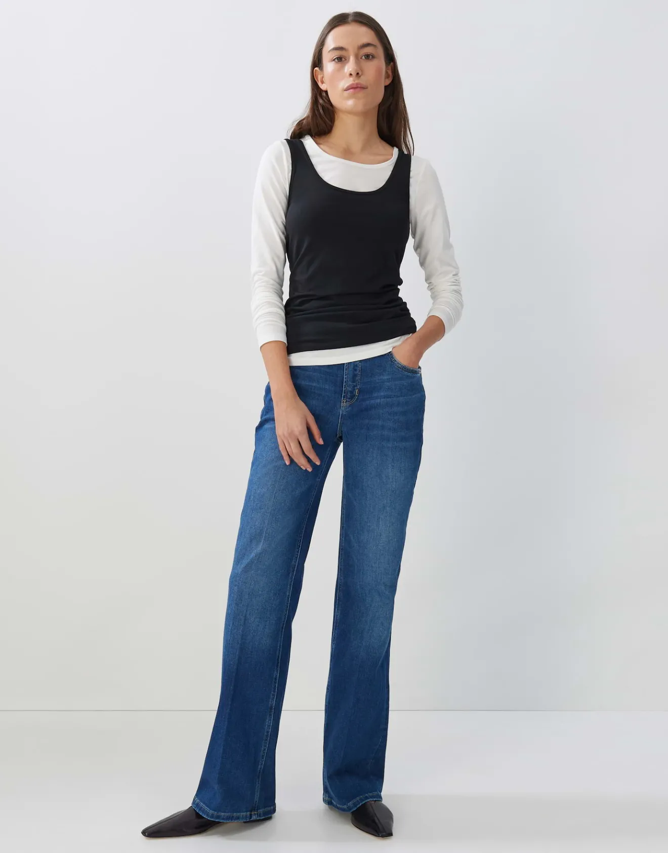 Cheap Jerseytop KÄTHI Slim aus Modal Mix Basics|Shirts