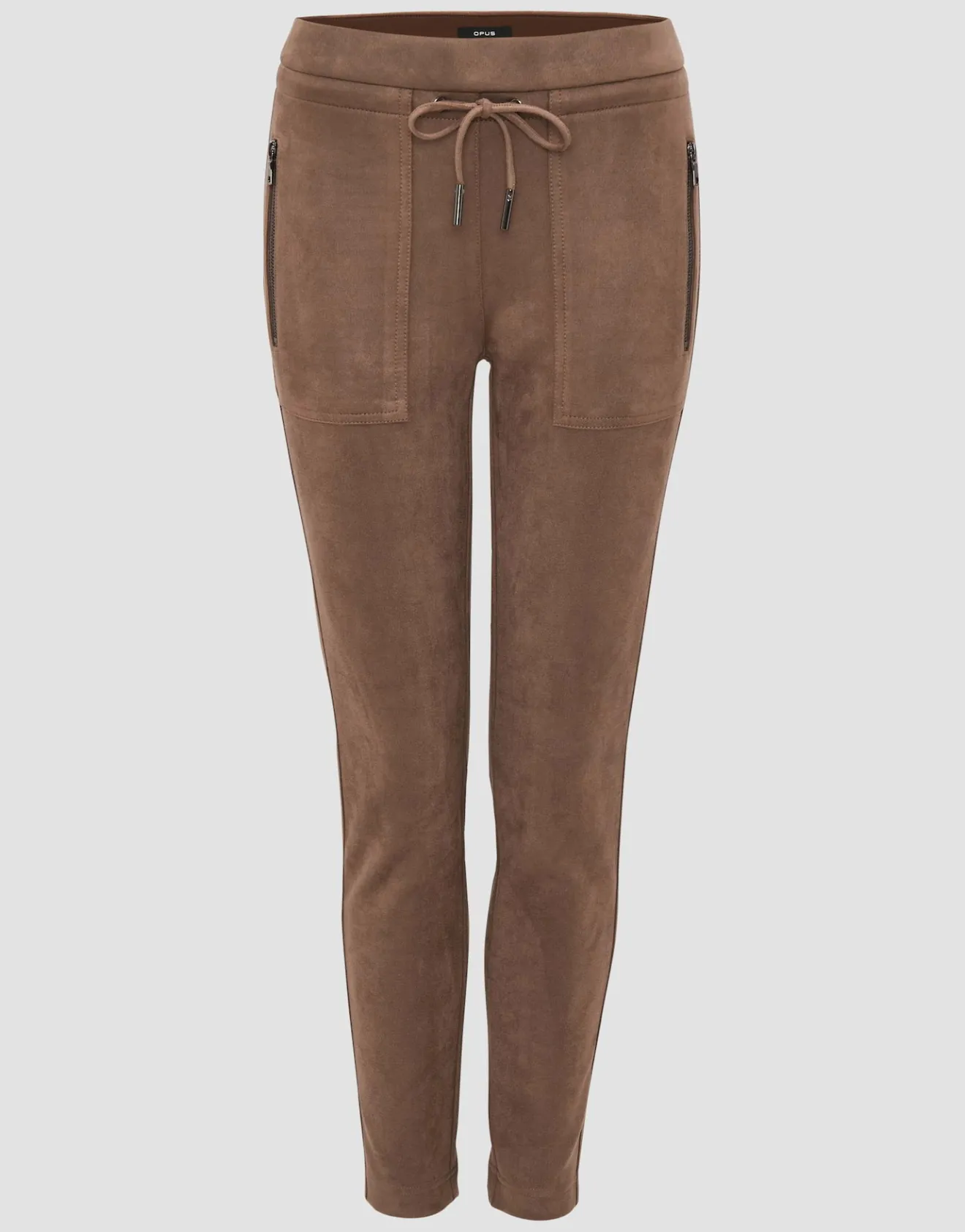Online Jogpants ELVINA CARGO Slim in Veloursleder-Optik Hosen