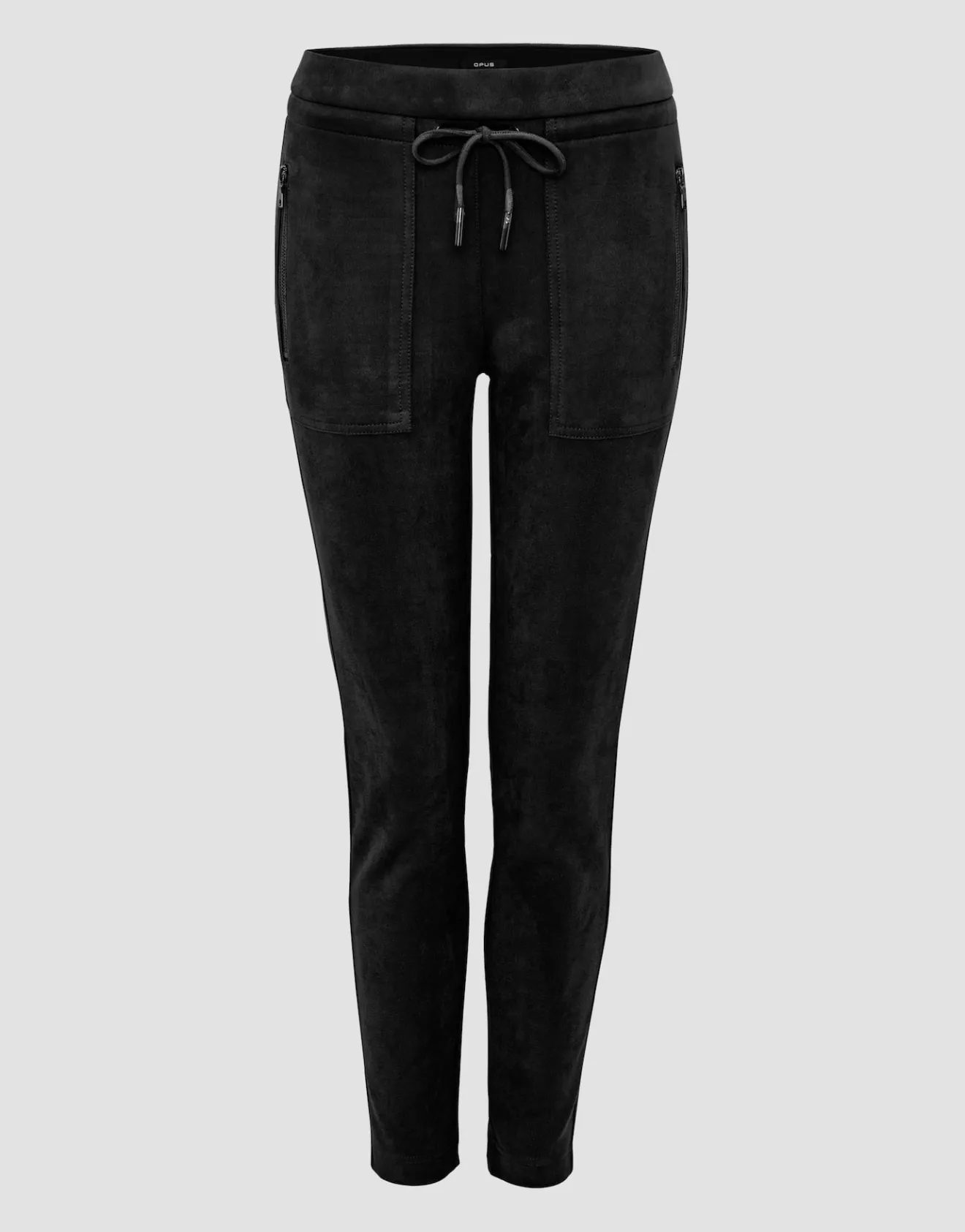 Best Sale Jogpants ELVINA CARGO Slim in Veloursleder-Optik Hosen