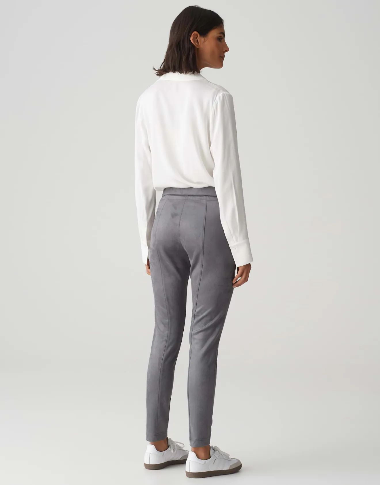 Cheap Jogpants ELVINA CARGO Slim in Veloursleder-Optik Hosen
