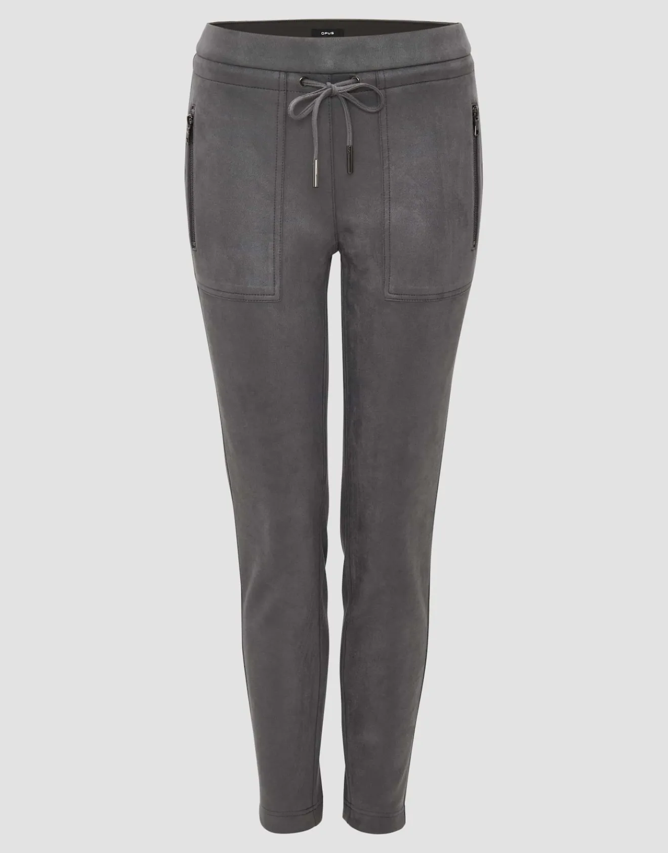 Cheap Jogpants ELVINA CARGO Slim in Veloursleder-Optik Hosen