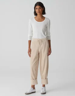Outlet Jogpants MALPI CARGO Relaxed aus weichem Cord Hosen