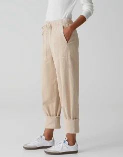 Outlet Jogpants MALPI CARGO Relaxed aus weichem Cord Hosen