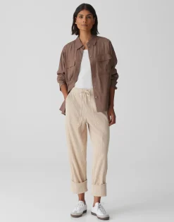 Outlet Jogpants MALPI CARGO Relaxed aus weichem Cord Hosen
