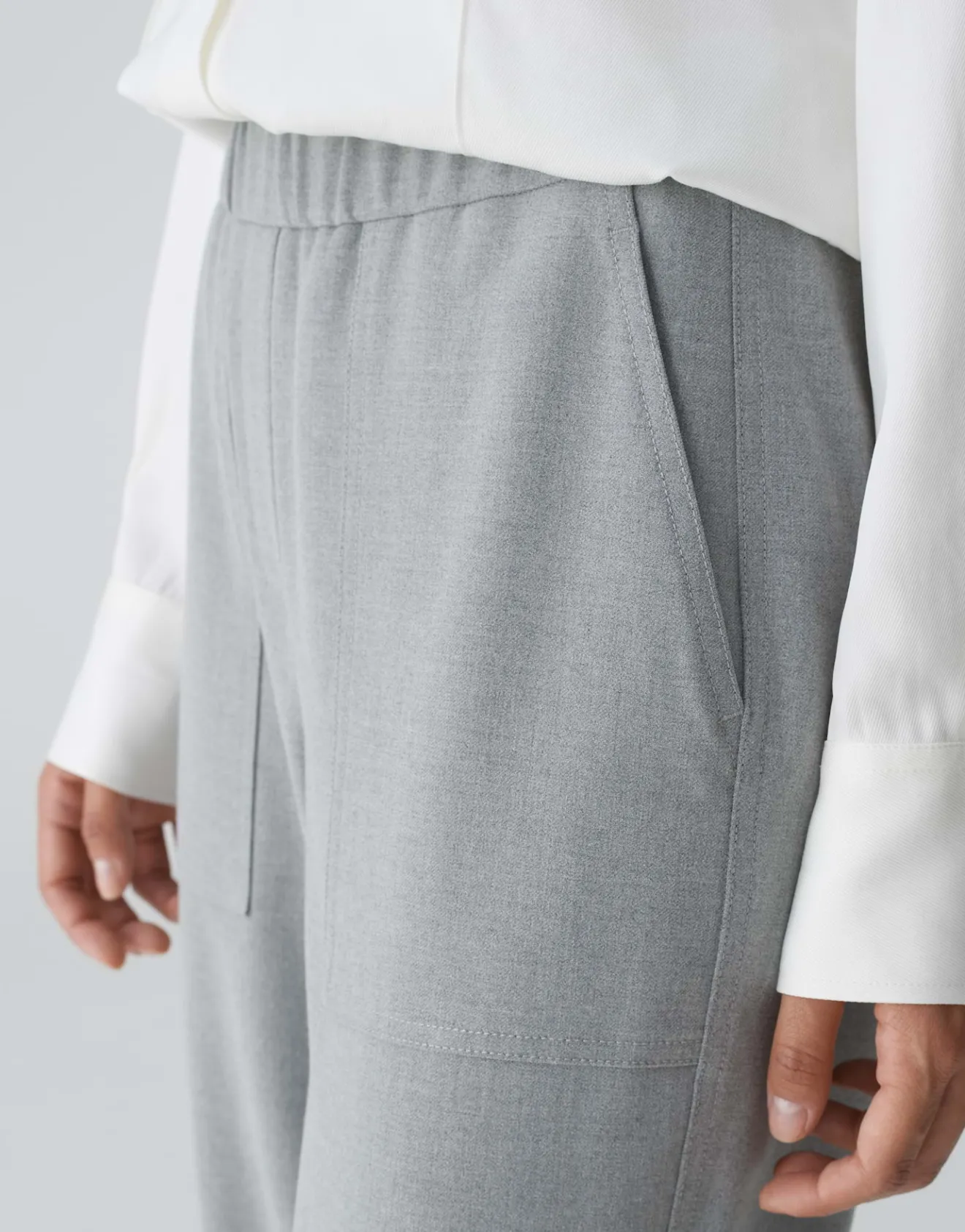 Best Jogpants MYHA Relaxed aus weichem Flanell Stoff Hosen