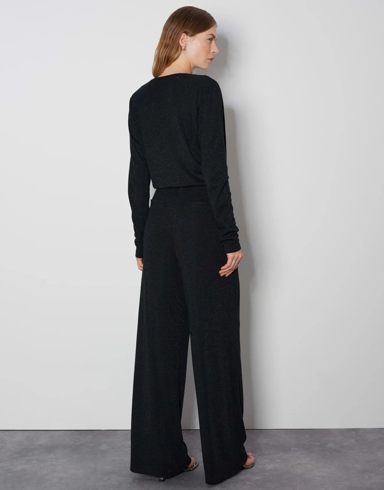 Cheap Jumpsuit CANDELIA Wide mit Glitzer-Effekt Hosen