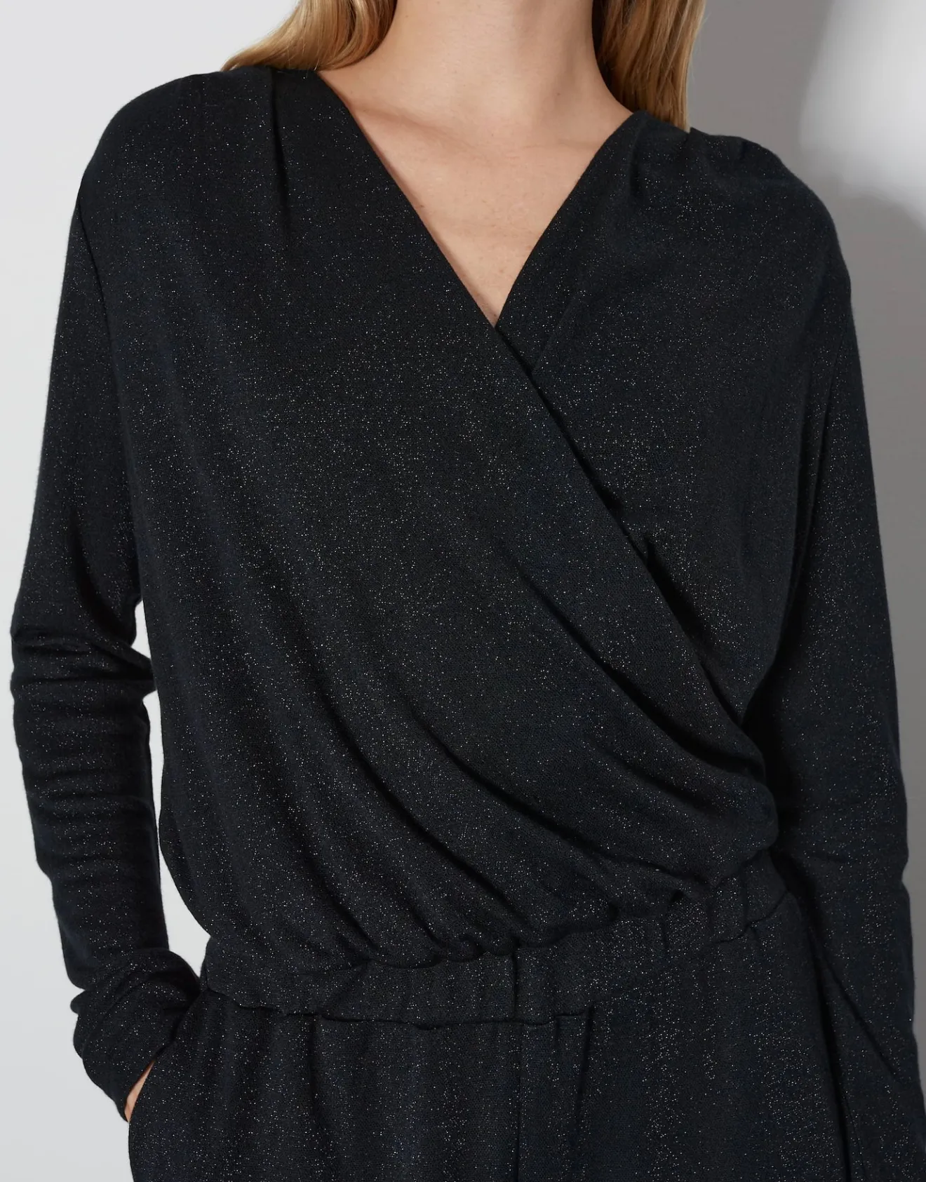 Cheap Jumpsuit CANDELIA Wide mit Glitzer-Effekt Hosen