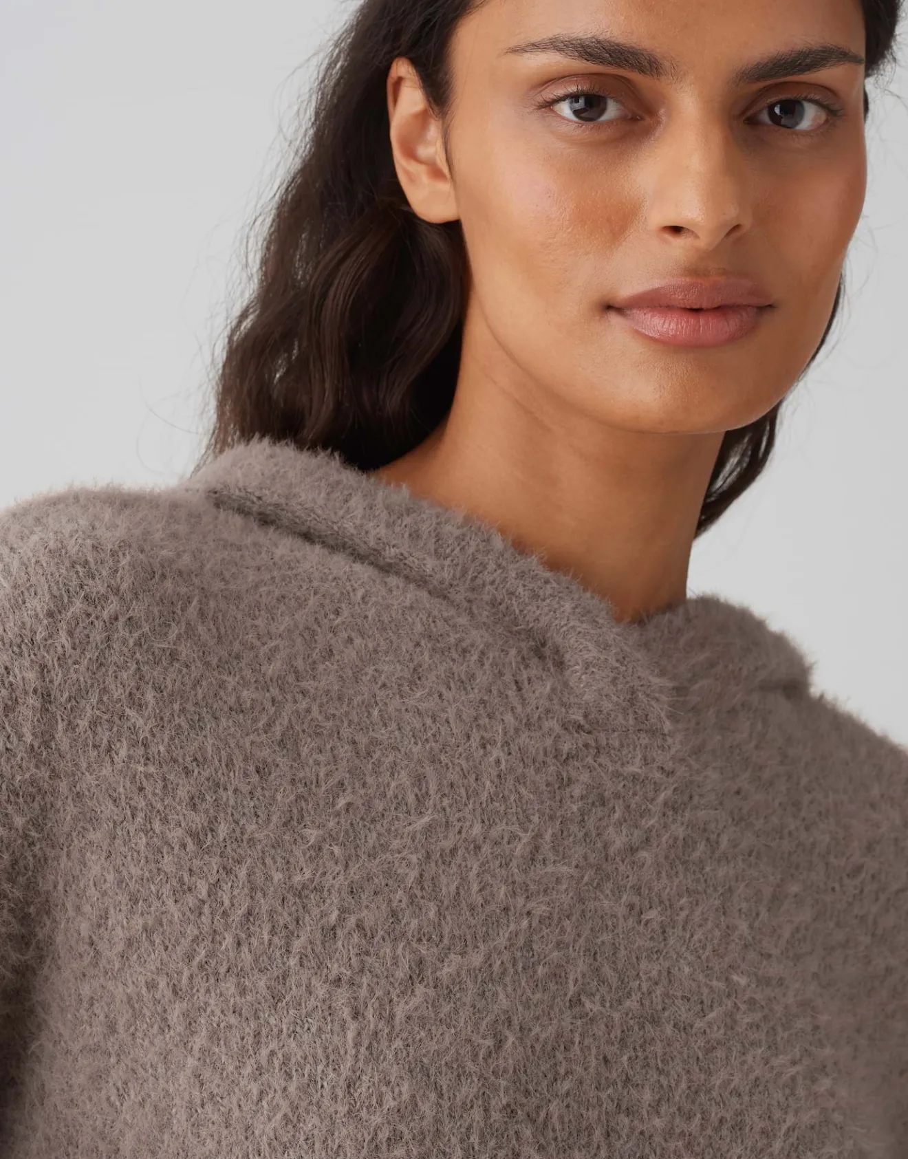 Store Kapuzenpullover PUNTER Regular mit Wolle Strick