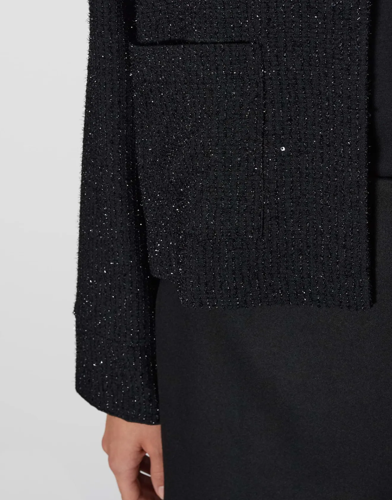 Hot Kurze Blazerjacke NERCI Loose mit Glitzer Effekt Blazer & Westen
