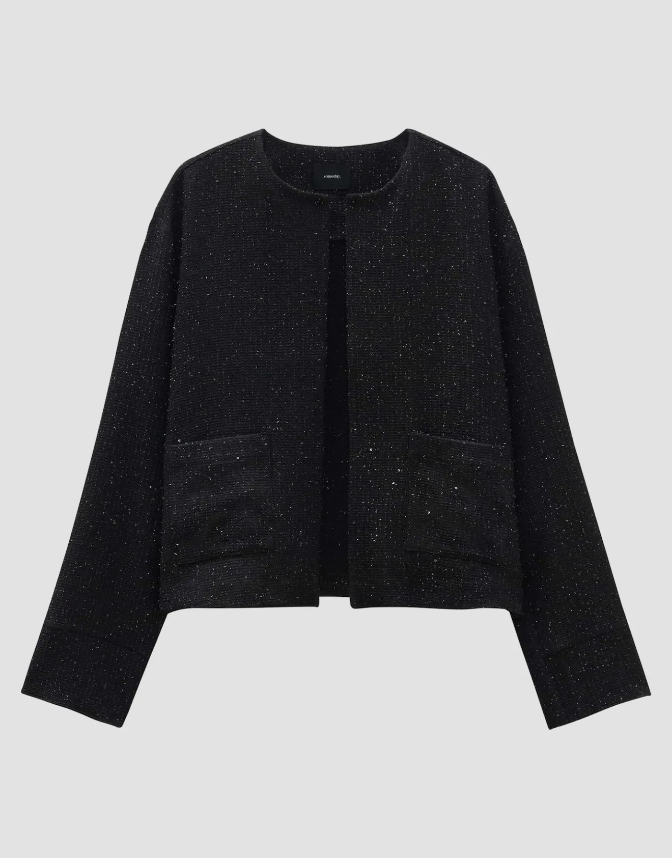 Hot Kurze Blazerjacke NERCI Loose mit Glitzer Effekt Blazer & Westen