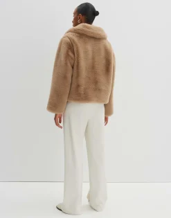 Fashion Kurze Fakefur Jacke VARIAH Loose Jacken & Mäntel