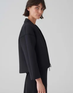 Sale Kurze Sweatjacke GERTONI Regular aus Scuba-Ware Sweat