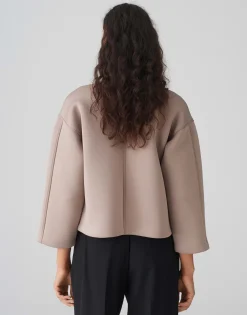 Fashion Kurze Sweatjacke GERTONI Regular aus Scuba-Ware Sweat