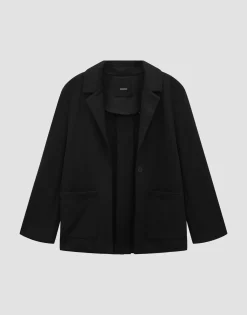 Flash Sale Kurzer Blazer NUSALIA Regular aus Twill Jersey Blazer & Westen