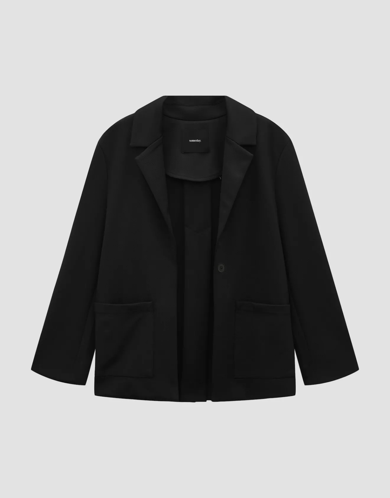 Flash Sale Kurzer Blazer NUSALIA Regular aus Twill Jersey Blazer & Westen