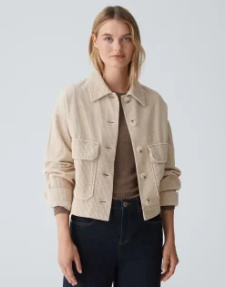 Shop Kurzjacke HENNJA Boxy Fit aus weichem Cord Jacken & Mäntel|Blazer & Westen