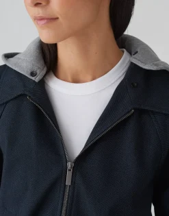 Discount Kurzjacke HILMU Regular aus Twill-Ware Jacken & Mäntel