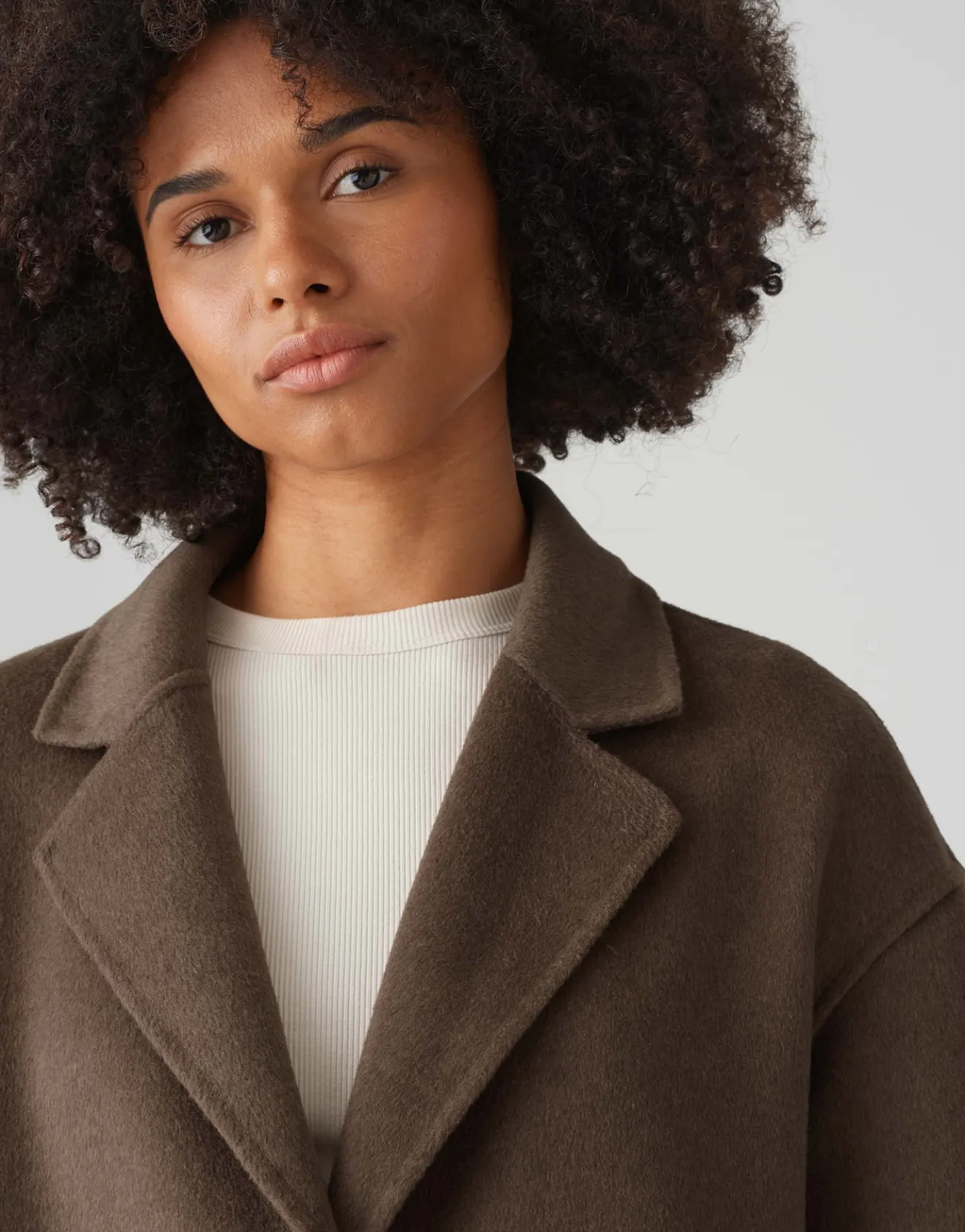 Best Sale Kurzmantel HATILDE Oversize aus weichem Woll Mix Jacken & Mäntel