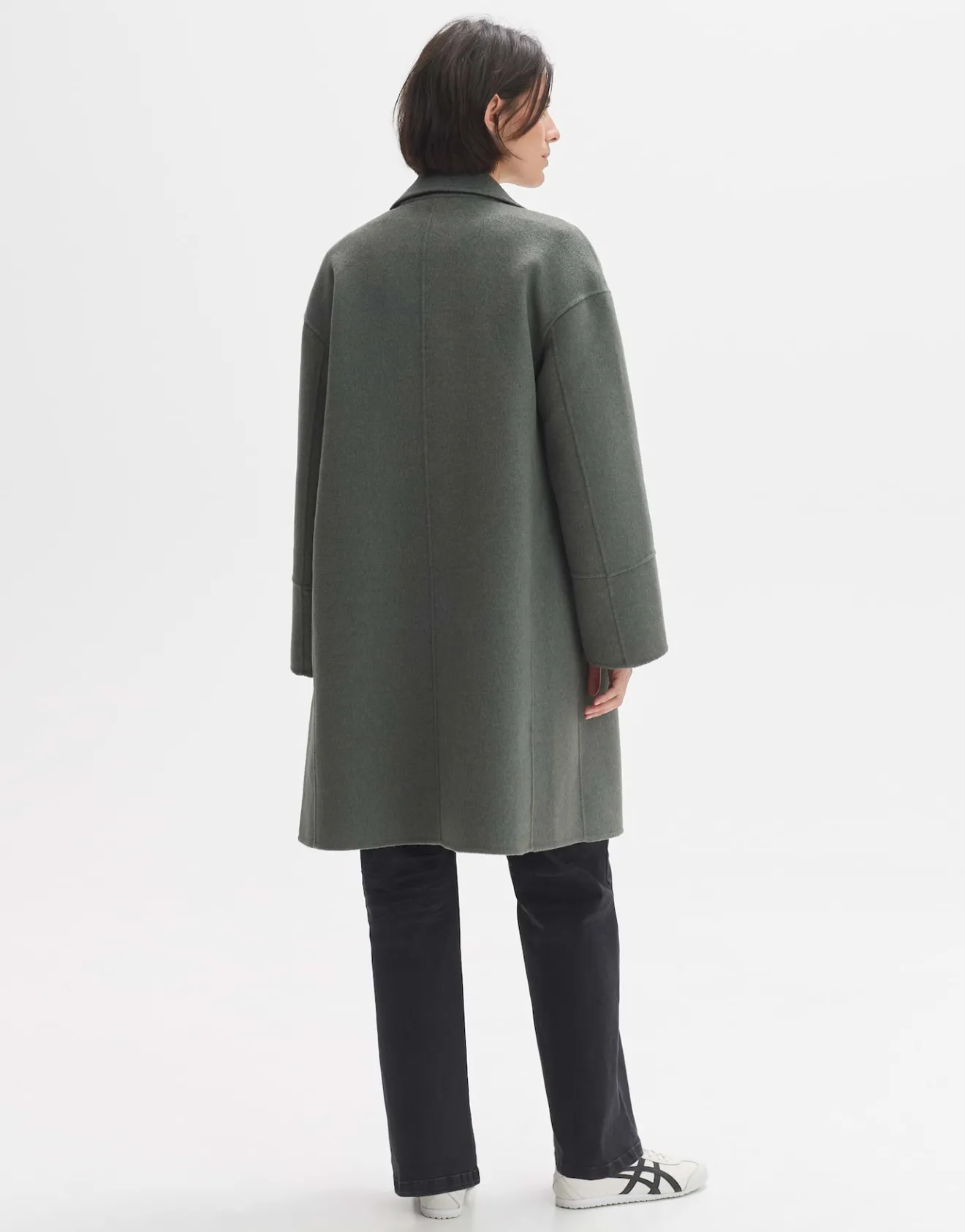 Shop Kurzmantel HATILDE Oversize aus weichem Woll Mix Jacken & Mäntel