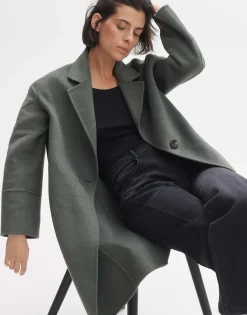 Shop Kurzmantel HATILDE Oversize aus weichem Woll Mix Jacken & Mäntel