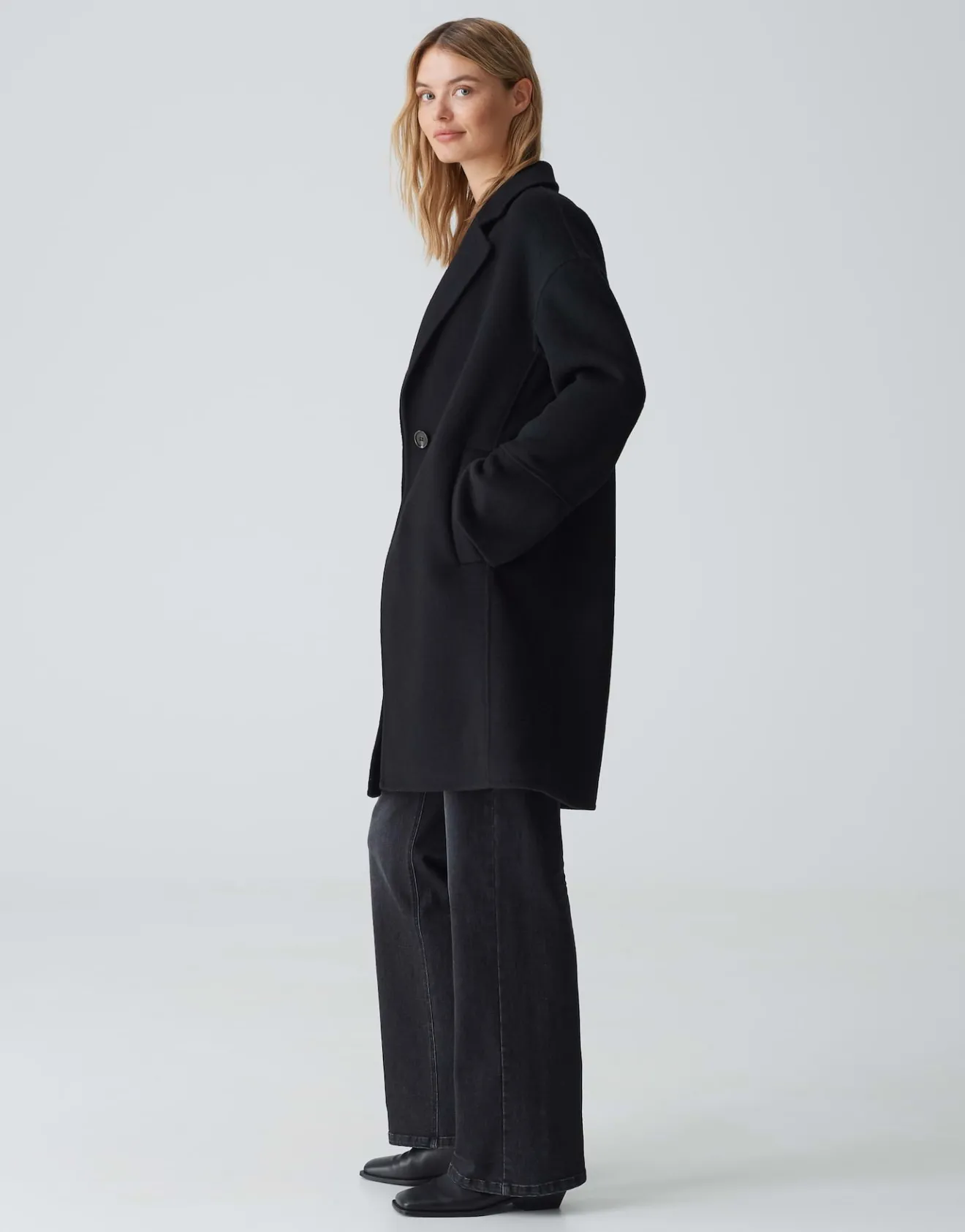 Flash Sale Kurzmantel HATILDE Oversize aus weichem Woll Mix Jacken & Mäntel