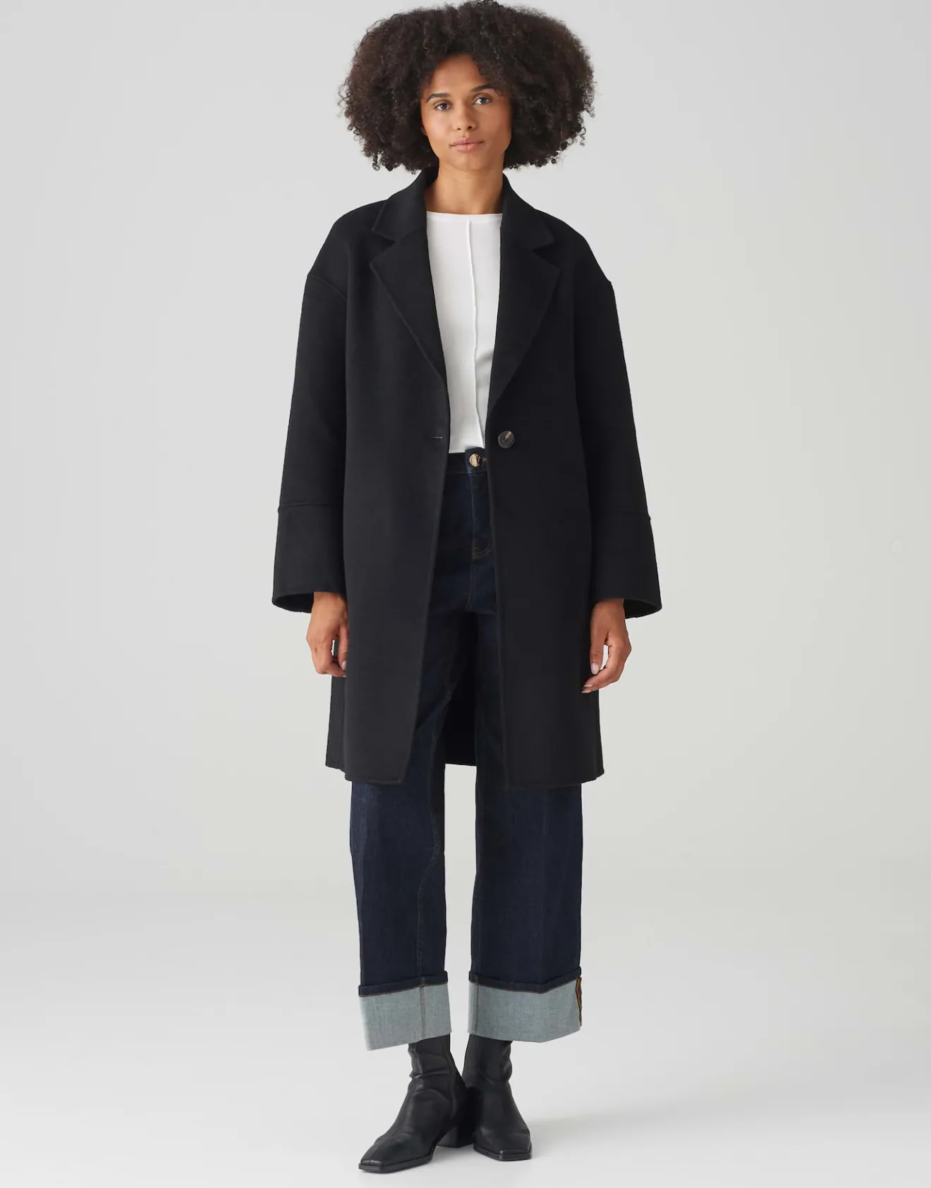 Flash Sale Kurzmantel HATILDE Oversize aus weichem Woll Mix Jacken & Mäntel