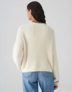 Online Kuscheliger Cardigan DIPINGA Loose mit Wolle Strick