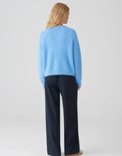 Outlet Kuscheliger Cardigan DIPINGA Loose mit Wolle Strick