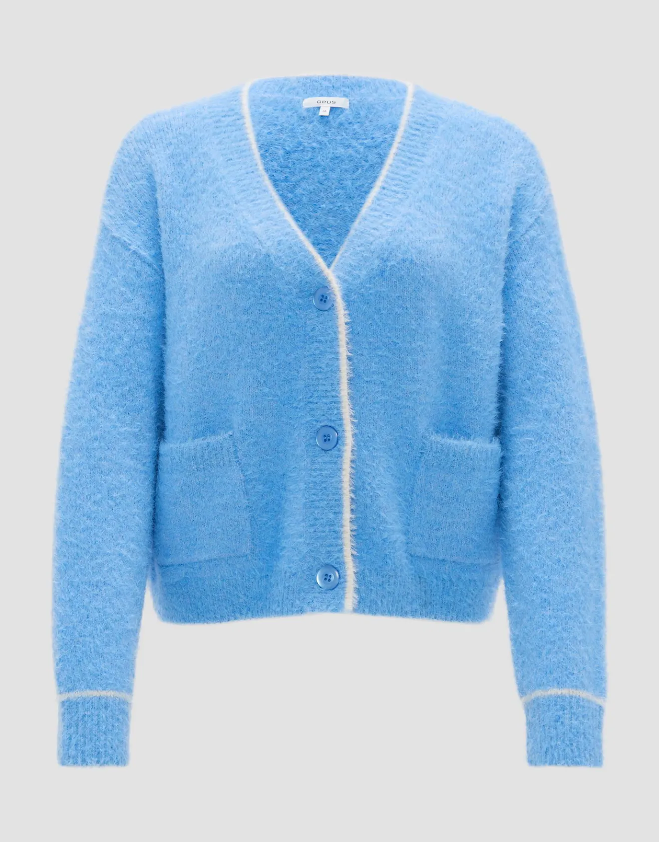 Outlet Kuscheliger Cardigan DIPINGA Loose mit Wolle Strick