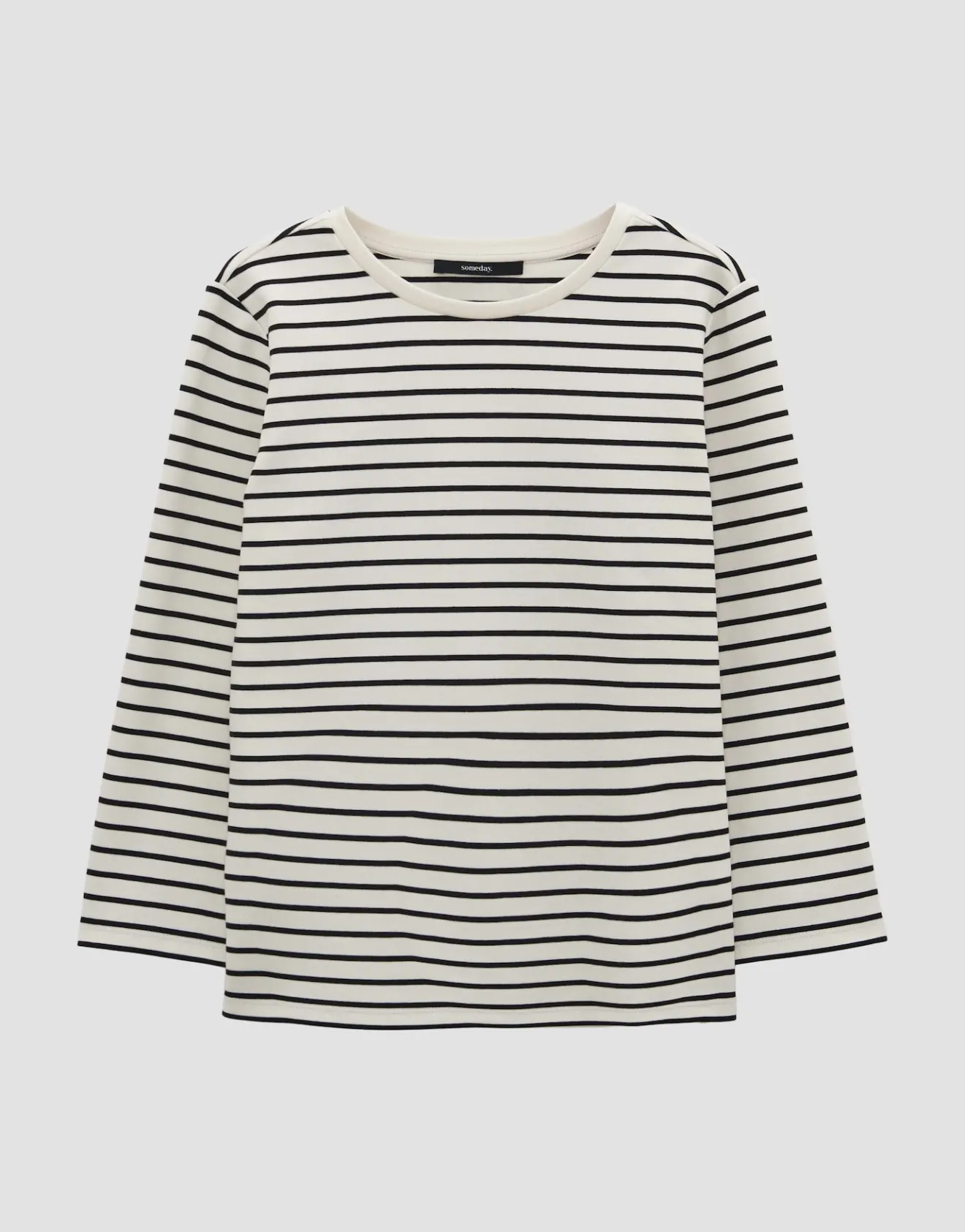 Outlet Langarmshirt KELIA Regular aus Baumwollmix Basics|Shirts